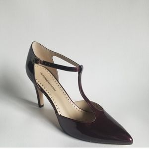Patent leather pumps